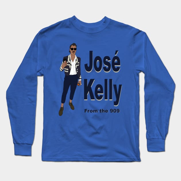 Joe Kelly José Mariachi Band Jacket at the WH Los Angeles Baseball Long Sleeve T-Shirt by Hevding